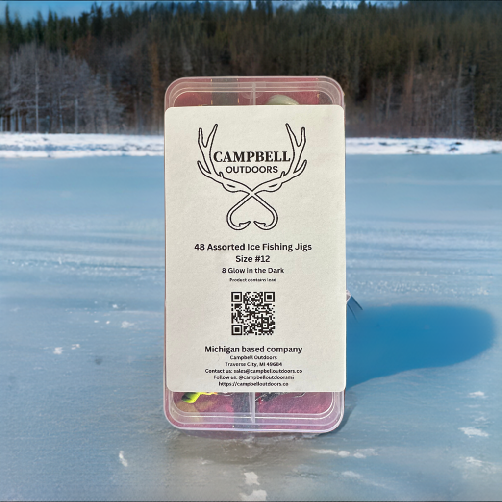 48 Count Assorted Ice Fishing Jigs